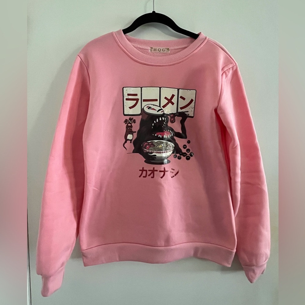 Studio Ghibli Spirited Away Pink Sweater Small